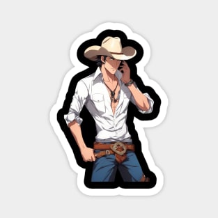 Wild West Cowboy Magnet
