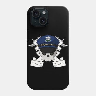 Postal crew Jolly Roger pirate flag (no caption) Phone Case