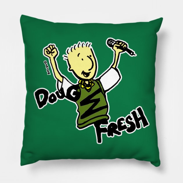 Doug Fresh Pillow by sketchnkustom