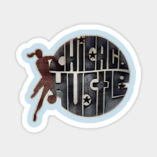 Chicago Hustle Basketball Magnet