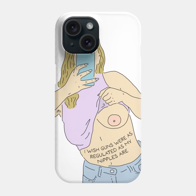 GUNS Phone Case by HandsomeGirlDesigns