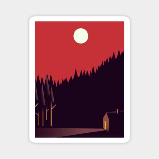 Cabin in the Forest Magnet