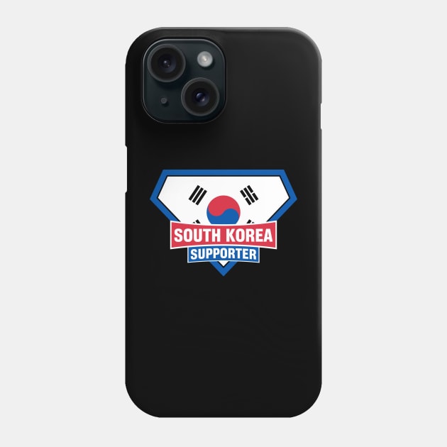 South Korea Super Flag Supporter Phone Case by ASUPERSTORE