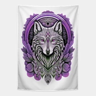 Shrine of the Spirit Wolf Tapestry