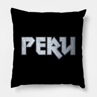 Heavy metal Peru Pillow