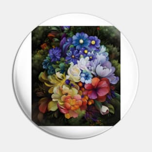 colourful bouquet of flowers Pin