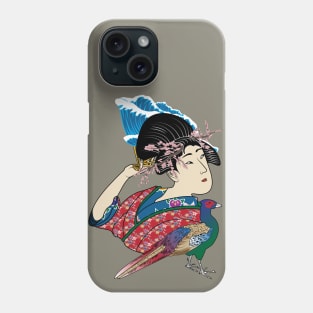 Ukiyo-e Geisha Portrait Phone Case