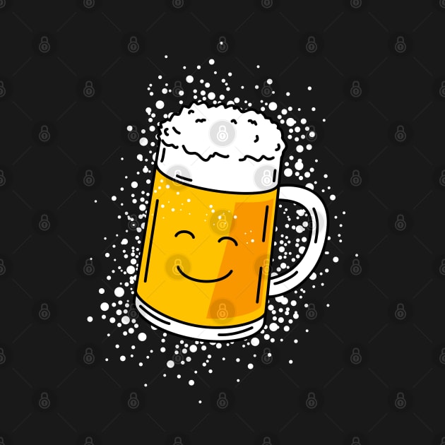 Happy beer mug by hyperactive