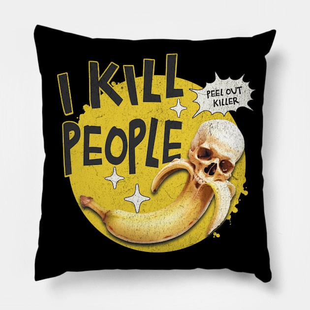 Banana Killer - Banana Peel Pillow by Bellinna