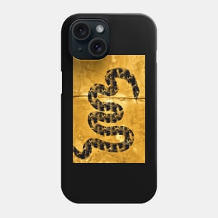 Golden Black Snake Phone Case