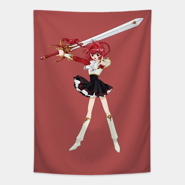 Magic Knight Rayearth -  Hikaru Shidou Tapestry by Nykos