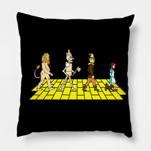 Yellow Road Pillow