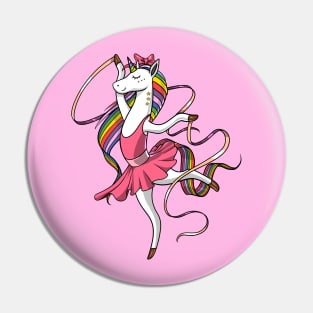 Unicorn Ballet Dancing Ballerina Pin