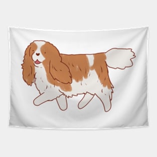 king charles spaniel illustration Tapestry