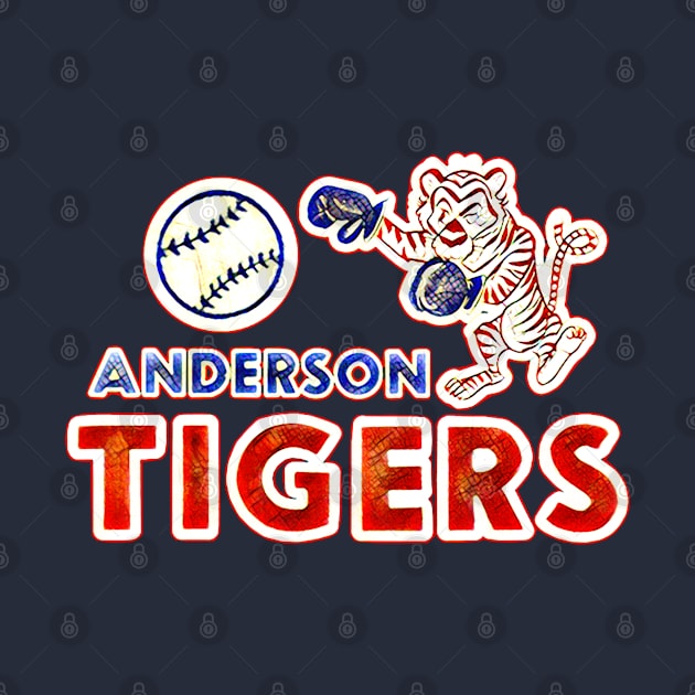 Anderson Tigers Baseball by Kitta’s Shop