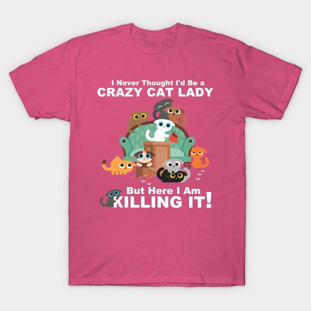 funny cat lady shirts