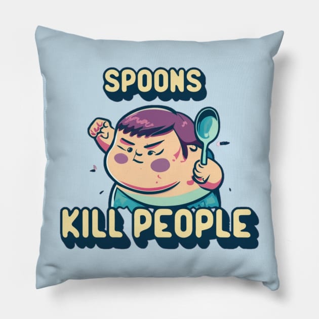 Spoons Pillow by Jason's Finery