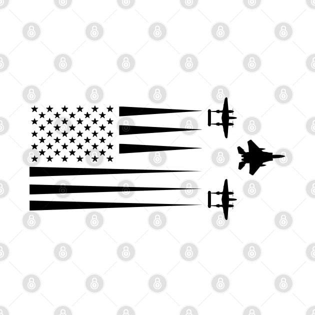 F-15 Eagle P-38 Lightning by Dirty Custard Designs 