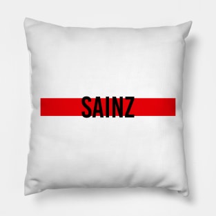 Carlos Sainz Driver Name - 2022 Season #4 Pillow