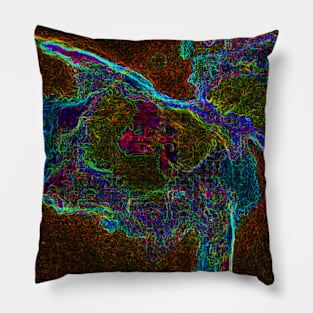 Black Panther Art - Glowing Edges 102 Pillow