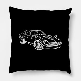 Japanese Classic Cars Pillow