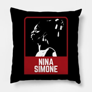 Nina simone ~~~ retro Pillow