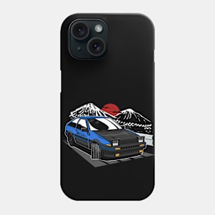 blue  ae86 hachiroku Phone Case