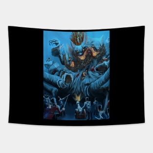 Attack Of The Mouse King Tapestry