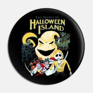 The Secret of Halloween Island Pin