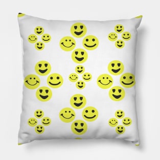 Happy face, smiley face emotions Pillow