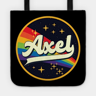 Axel // Rainbow In Space Vintage Style Tote