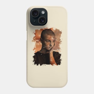 Splash Brown color Sinéad O'Connor Phone Case