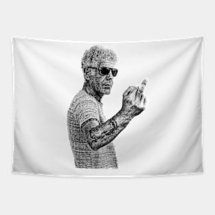 Anthony Bourdain Tapestry