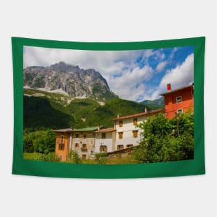 Dordolla Village in North East Italy Tapestry