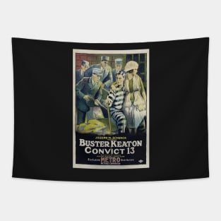 Buster Keaton Convict 13 Tapestry