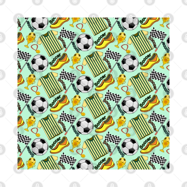 Soccer Pattern by Designoholic