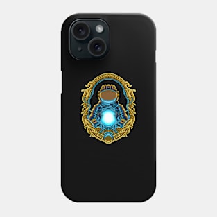 astronaut and the lighting ball Phone Case