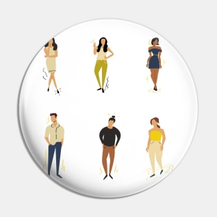 fashion styles sticker pack design Pin