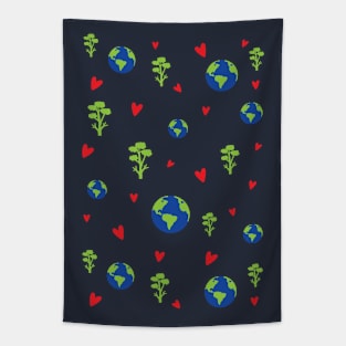 Love our planet Tapestry