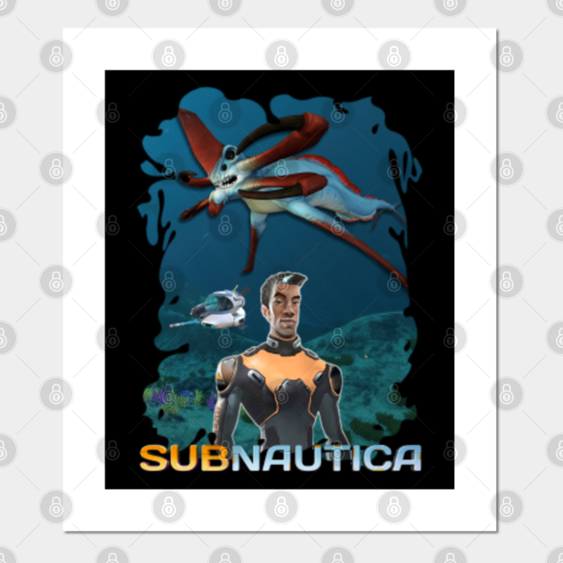 subnautica reaper leviathan poster