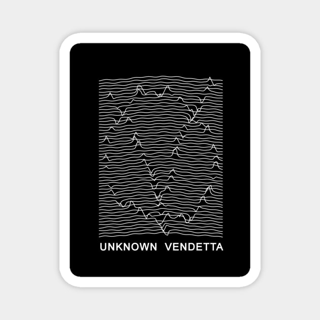 Unknown Vendetta Magnet by Cisne Negro