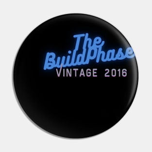 Vintage Build Phase Logo T Pin