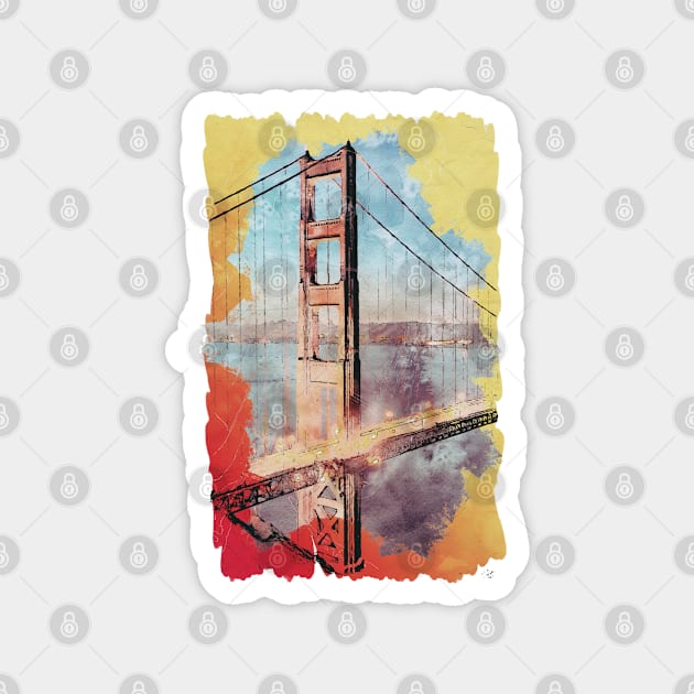 Golden Gate Bridge Magnet by KMSbyZet