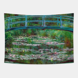 High Resolution Monet - The Japanese Footbridge Tapestry