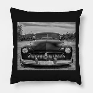 Customized 1950 American Coupe in Black & White Pillow