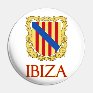 Ibiza, Balearic Islands, Spain - Coat of Arms Design Pin