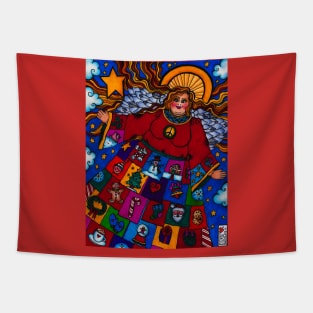 Abundant  Blessings Christmas Angel Tapestry