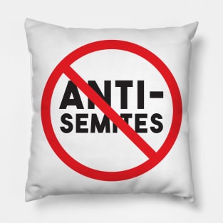 No Anti-Semites Pillow