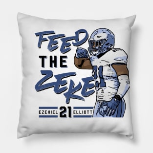 Ezekiel Elliott Dallas Feed the Zeke Pillow