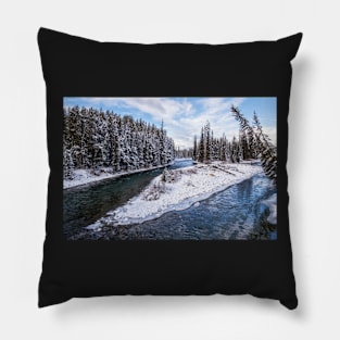 Snow and Ice vs. the Bow River Pillow